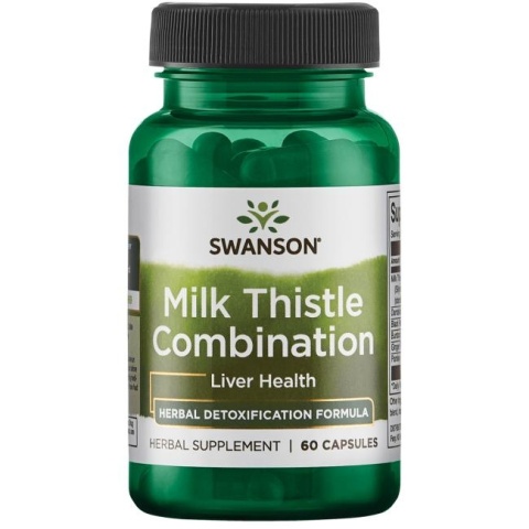 Swanson Milk Thistle Combination 60 kapsułek Swanson Milk Thistle Combination 60 kapsułek
