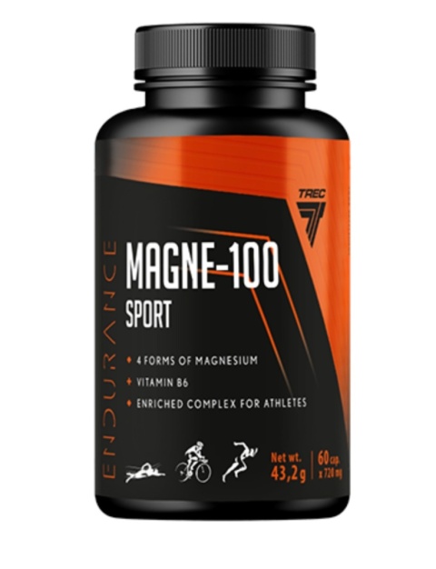Trec Magne 100 Sport 60 kapsułek Trec Magne 100 Sport 60 kapsułek
