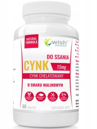 Wish Cynk do ssania 60 tabletek