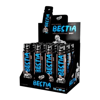 6PAK Bestia 12x80ml shot o smaku tropikalnym
