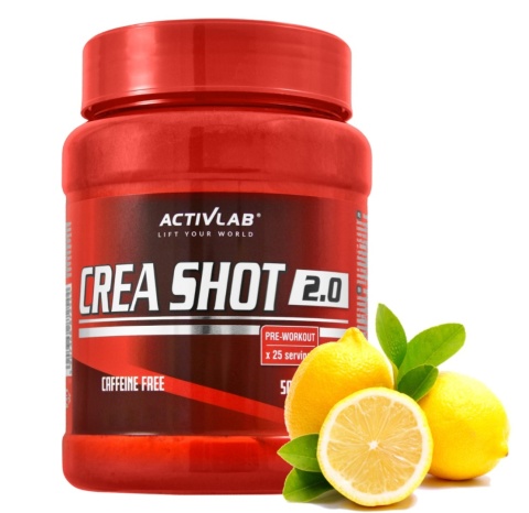 ActivLab CreaShot 2.0 o smaku cytrynowym 500 g ActivLab CreaShot 2.0 o smaku cytrynowym 500 g