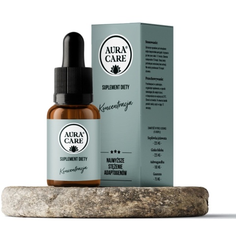 Aura Care Koncentracja Adaptogeny 15 ml Aura Care Koncentracja Adaptogeny 15 ml