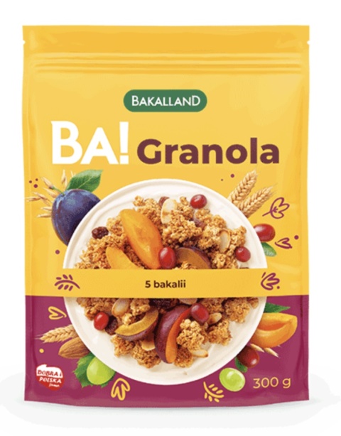 Bakalland BA! Granola 5 bakalii 300 g Bakalland BA! Granola 5 bakalii 300 g