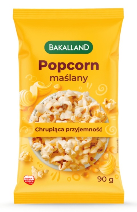 Bakalland Popcorn maślany 90 g Bakalland Popcorn maślany 90 g