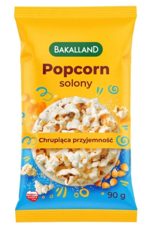 Bakalland Popcorn solony 90 g Bakalland Popcorn solony 90 g