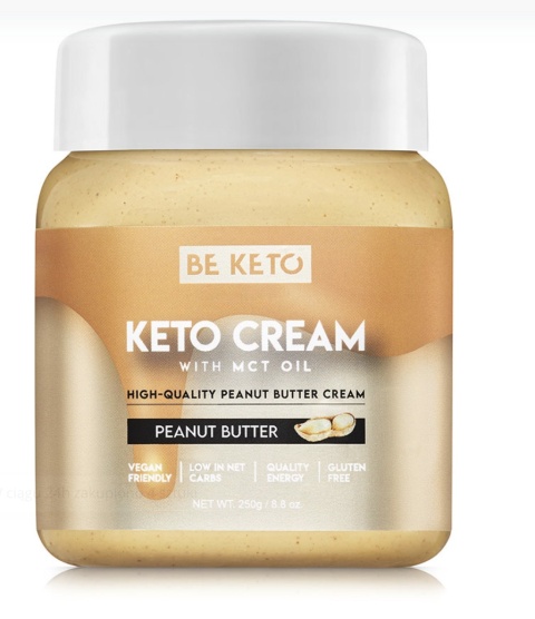 BeKeto Keto Krem Doskonałe Masło Orzechowe 250g BeKeto Keto Krem Doskonałe Masło Orzechowe 250g