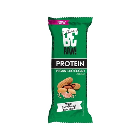 BeRAW Baton proteinowy Salty Peanut 21% białka 40 g BeRAW Baton proteinowy Salty Peanut 21% białka 40 g
