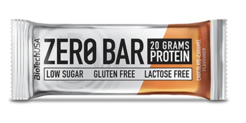 BioTech USA Zero Bar 50g o smaku czekoladowo-karmelowym BioTech USA Zero Bar 50g o smaku czekoladowo-karmelowym
