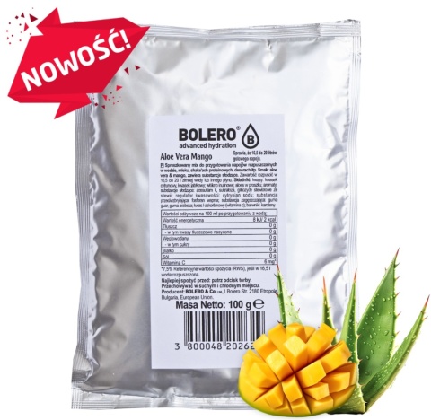 Bolero Bag Aloe Vera Mango 100g Bolero Bag Aloe Vera Mango 100g