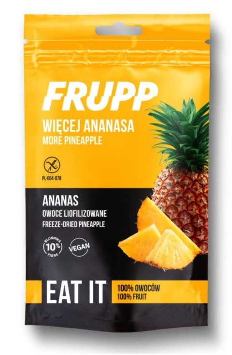 Celiko Frupp Ananas Liofilizowany Bezglutenowy 15 g Celiko Frupp Ananas Liofilizowany Bezglutenowy 15 g