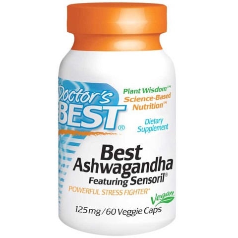 Doctor's Best Ashwagandha 125 mg 60 kapsułek Doctor's Best Ashwagandha 125 mg 60 kapsułek