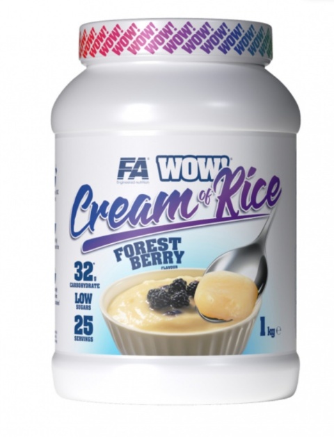 FA Wellness Line Cream of rice 1 kg o smaku leśnej jagody FA Wellness Line Cream of rice 1 kg o smaku leśnej jagody