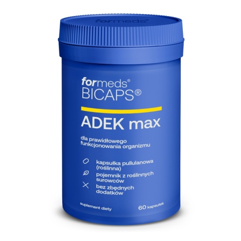 ForMeds Bicaps ADEK Max 60 kapsułek ForMeds Bicaps ADEK Max 60 kapsułek