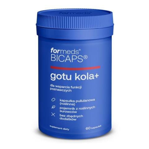 ForMeds Bicaps Gotu Kola+ 60 kapsułek ForMeds Bicaps Gotu Kola+ 60 kapsułek