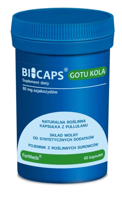 ForMeds Bicaps Gotu kola 60 kapsułek ForMeds Bicaps Gotu kola 60 kapsułek