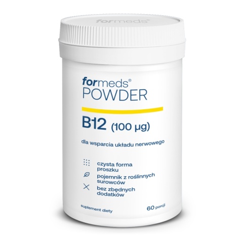 ForMeds Powder VIT B12 Witamina B12 30 porcji ForMeds Powder VIT B12 Witamina B12 30 porcji