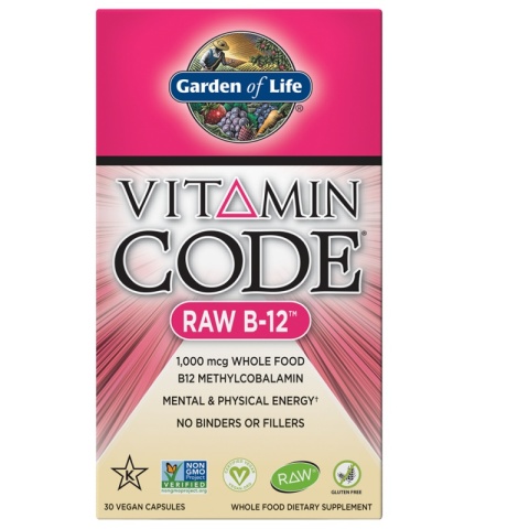 Garden of Life Vitamin Code RAW B-12 30 kapsułek Garden of Life Vitamin Code RAW B-12 30 kapsułek