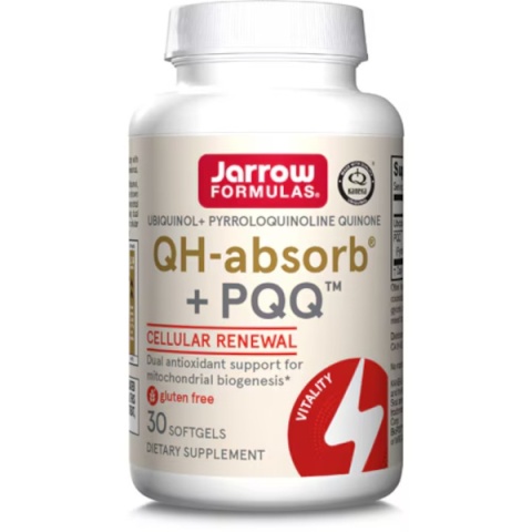 Jarrow Formulas Ubiquinol QH-absorb + PQQ 30 kapsułek Jarrow Formulas Ubiquinol QH-absorb + PQQ 30 kapsułek