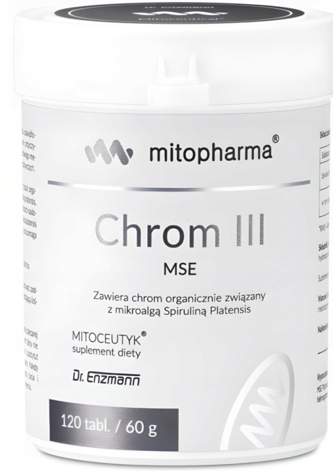 Mito-Pharma Chrom MSE 120 tabletek Mito-Pharma Chrom MSE 120 tabletek