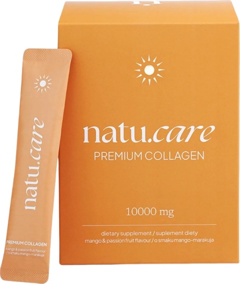 Natu.care Kolagen Premium 10000mg o smaku mango-marakuja 30 saszetek Natu.care Kolagen Premium 10000mg o smaku mango-marakuja 30 saszetek