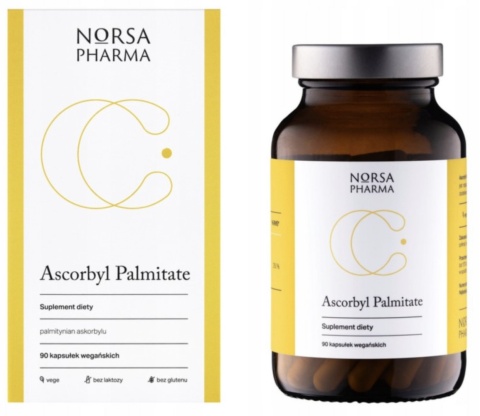 Norsa Pharma Ascorbyl Palmitate 90 kapsułek Norsa Pharma Ascorbyl Palmitate 90 kapsułek