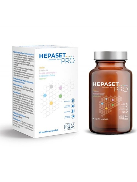 Norsa Pharma Hepaset PRO 90 kapsułek Norsa Pharma Hepaset PRO 90 kapsułek