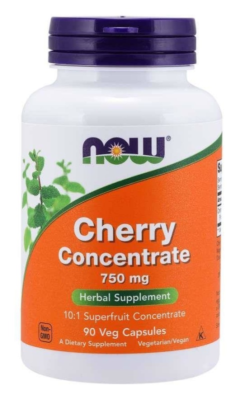 Now Foods Cherry Concentrate 750 mg 90 kapsułek Now Foods Cherry Concentrate 750 mg 90 kapsułek
