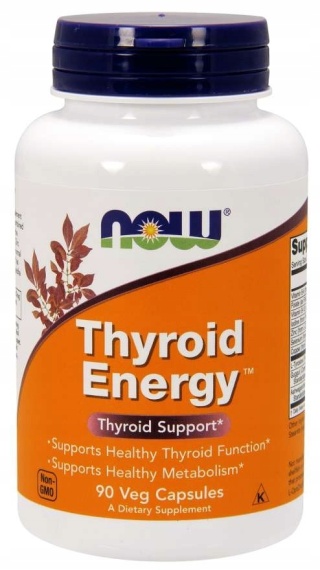 Now Foods Thyroid Energy (Wsparcie tarczycy) 90 kapsułek