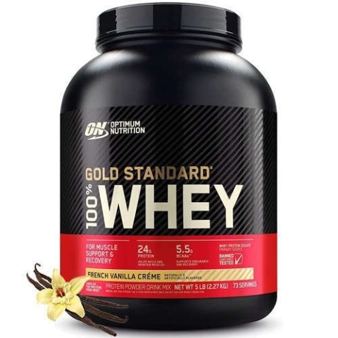 Optimum Nutrition 100% Gold Standard Whey 2280 g Francuski krem waniliowy Optimum Nutrition 100% Gold Standard Whey 2280 g Francuski krem waniliowy