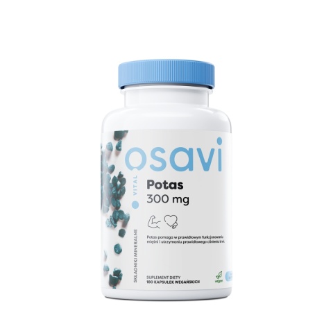 Osavi Potas 300 mg 180 kapsułek Osavi Potas 300 mg 180 kapsułek