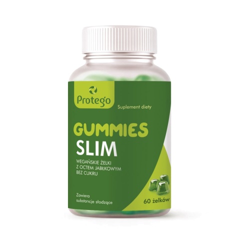 Protego GummieS SLIM 60 żelek o smaku jabłkowym Protego GummieS SLIM 60 żelek o smaku jabłkowym