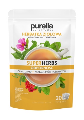 Purella SuperHerbs Mieszanka ziół Odporność 20 x 1,75 g