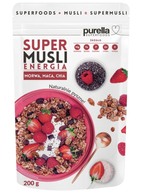 Purella Superfoods SuperMusli Energia 200 g Purella Superfoods SuperMusli Energia 200 g