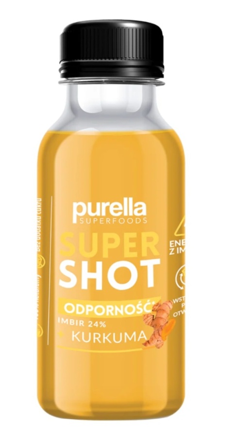 Purella Superfoods SuperShot imbir kurkuma 100 ml Purella Superfoods SuperShot imbir kurkuma 100 ml