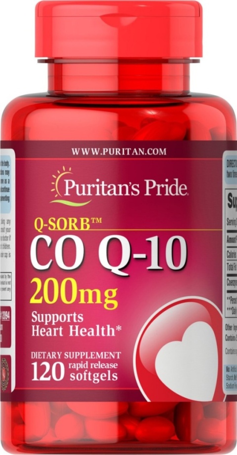 Puritan's Pride Koenzym Q10 200 mg 120 kapsułek Puritan's Pride Koenzym Q10 200 mg 120 kapsułek