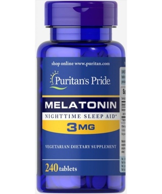 Puritan's Pride Melatonina 3 mg 240 tabletek
