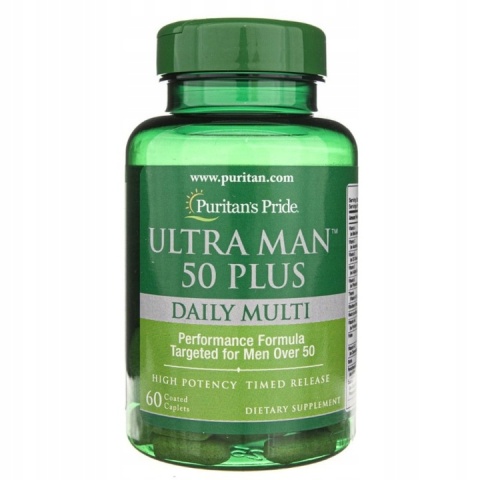Puritan's Pride Ultra Man 50 Plus Multiwitamina 60 tabletek Puritan's Pride Ultra Man 50 Plus Multiwitamina 60 tabletek