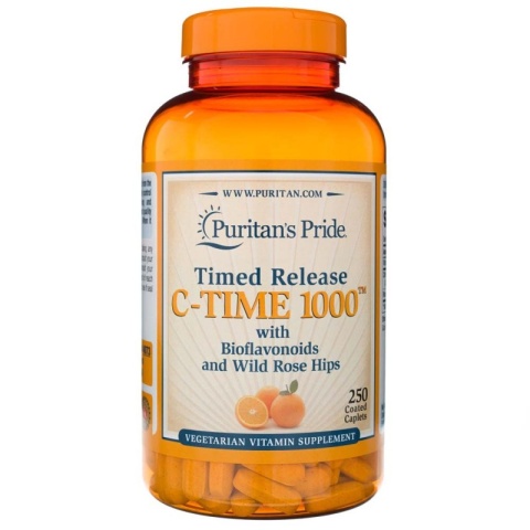 Puritan's Pride Witamina C 1000 mg Powolne Uwalnianie 250 tabletek Puritan's Pride Witamina C 1000 mg Powolne Uwalnianie 250 tabletek