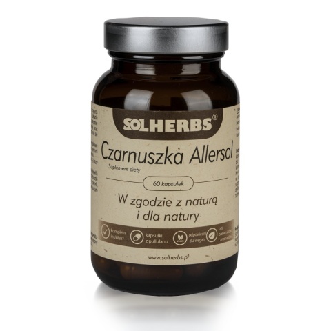 SOLHERBS Czarnuszka Allersol 60 kapsułek SOLHERBS Czarnuszka Allersol 60 kapsułek