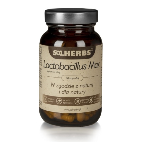 SOLHERBS Lactobacillus Max 60 kapsułek SOLHERBS Lactobacillus Max 60 kapsułek