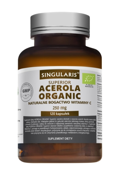 Singularis Acerola Organic 250 mg 120 kapsułek Singularis Acerola Organic 250 mg 120 kapsułek