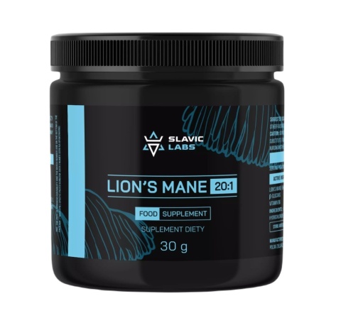 Slavic Labs Lion's Mane Soplówka Jeżowata DER 20:1 30 g Slavic Labs Lion's Mane Soplówka Jeżowata DER 20:1 30 g