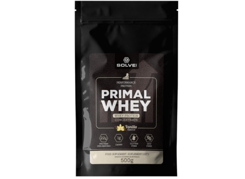 SolveLabs Białko WPC Waniliowe Primal Whey 500g SolveLabs Białko WPC Waniliowe Primal Whey 500g