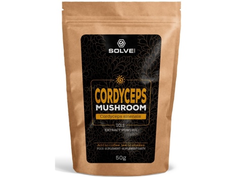 SolveLabs Cordyceps (Cordyceps Sinensis) 10:1 50g SolveLabs Cordyceps (Cordyceps Sinensis) 10:1 50g