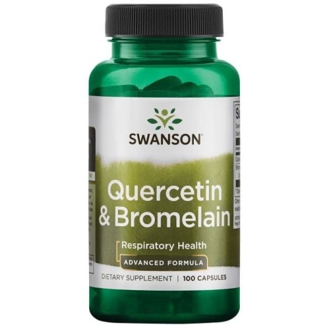 Swanson Kwercetyna 250 mg i Bromelina 78 mg 100 kapsułek Swanson Kwercetyna 250 mg i Bromelina 78 mg 100 kapsułek