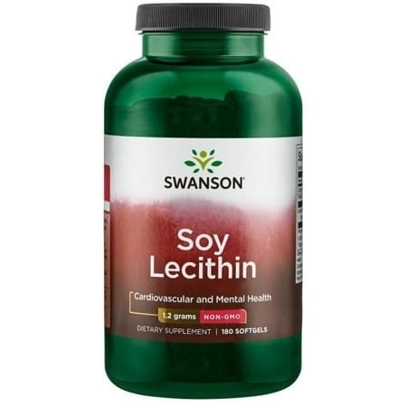 Swanson Lecytyna 1200 mg 180 kapsułek Swanson Lecytyna 1200 mg 180 kapsułek