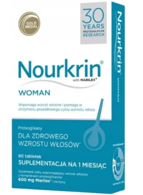 Trichopartner Nourkrin Woman proteoglikany 60 tabletek Trichopartner Nourkrin Woman proteoglikany 60 tabletek