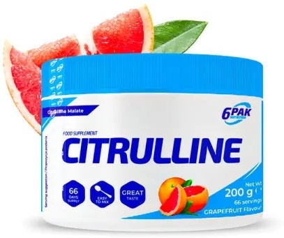 6PAK Cytrulina 200 g o smaku grejpfrutowym 6PAK Cytrulina 200 g o smaku grejpfrutowym