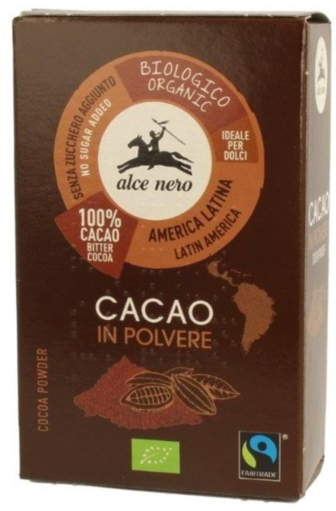 Alce Nero Kakao W Proszku Fair Trade BIO 75 g Alce Nero Kakao W Proszku Fair Trade BIO 75 g