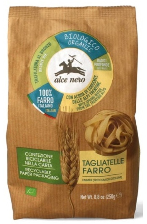 Alce Nero Makaron (Z Płaskurki) Gniazda Tagliatelle BIO 250 g Alce Nero Makaron (Z Płaskurki) Gniazda Tagliatelle BIO 250 g